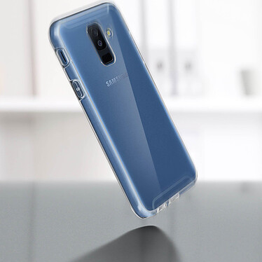 Acheter Avizar Coque Samsung Galaxy A6 Plus Protection Silicone + Arrière - Transparent