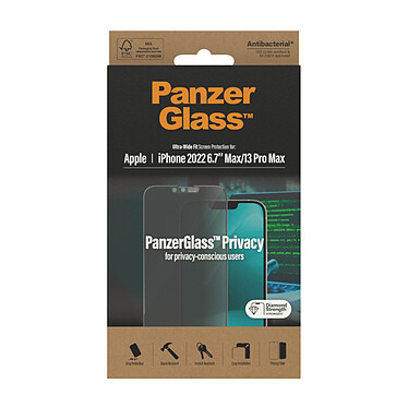 Acheter PanzerGlass Verre de protection Privacy pour iPhone 14 Plus/13 Pro Max