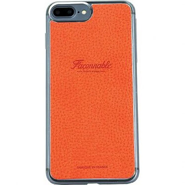 Façonnable Coque pour iPhone 6 Plus/6S Plus/7 Plus/8 Plus Rigide French Riviera Orange