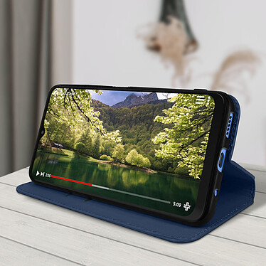 Acheter Avizar Housse pour Xiaomi Redmi 10C Clapet Portefeuille Fonction Support Vidéo  bleu nuit