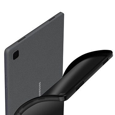 Avizar Coque Samsung Galaxy Tab A7 10.4 2020 Silicone Flexible Ultra-fine Légère Noir pas cher