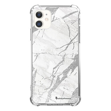 LaCoqueFrançaise Coque iPhone 11 anti-choc souple angles renforcés transparente Motif Marbre gris