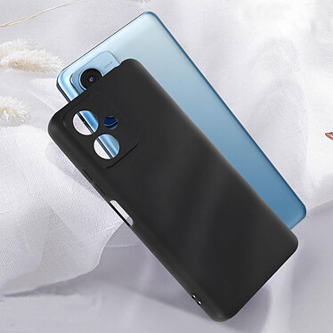 Acheter Avizar Coque pour Xiaomi Redmi Note 12 5G Silicone Flexible Finition Mate Anti-traces  noir