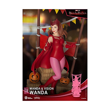 Marvel WandaVision - Diorama D-Stage Wanda Closed Box Version 16 cm pas cher