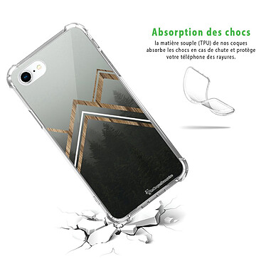 Avis LaCoqueFrançaise Coque iPhone 7/8/ iPhone SE 2020 anti-choc souple angles renforcés transparente Motif Trio Forêt