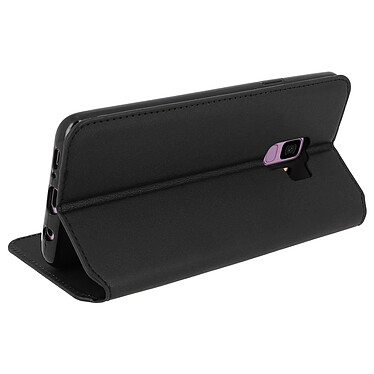 Avizar Etui Galaxy S9 Housse folio Porte-carte Fonction Support Noir pas cher