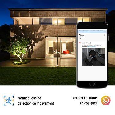 Camini Air 2 Solar - Caméra Wi-Fi d’extérieur sans fil avec panneau solaire pas cher