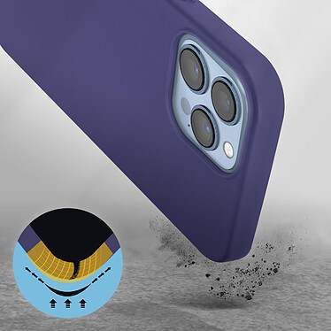 Avis Avizar Coque iPhone 13 Pro Silicone Semi-rigide Finition Soft-touch violet