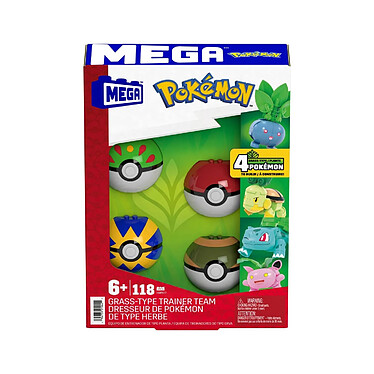 Acheter Pokémon - Jeu de construction MEGA set de 4 Pokemon Plante