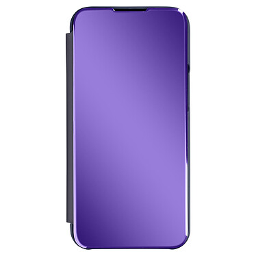 Avizar Étui Clear View iPhone 13 Mini avec Clapet Miroir Support Vidéo violet