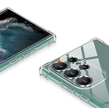 Acheter Evetane Coque Samsung Galaxy S23 Ultra Anti-Chocs avec Bords Renforcés en silicone transparente Motif Housse Protection