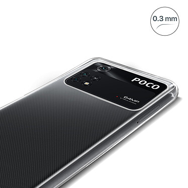 Avis Avizar Coque pour Xiaomi Poco M4 Pro Silicone Souple Ultra-Fin 0.3mm  Transparent