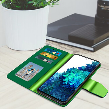 Avis Avizar Housse Samsung Galaxy S20 FE Étui Folio Portefeuille Fonction Support vert