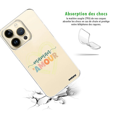 Avis Evetane Coque iPhone 14 Pro 360 intégrale transparente Motif Maman d'amour Tendance