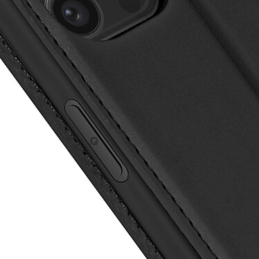 Avizar Étui pour iPhone 15 Pro Porte-carte Support Vidéo Clapet Magnétique  Noir pas cher
