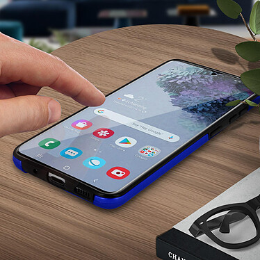 Avis Avizar Coque Samsung Galaxy S20 Plus Protection Arrière Rigide et Avant Souple Bleu