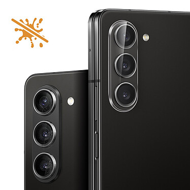 Acheter Avizar Protection Caméra pour Samsung Galaxy Z Fold 5 Bi-matière Anti-trace  Transparent