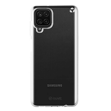 Muvit Coque pour Samsung Galaxy A12/A12S RECYCLETEK Souple Transparent