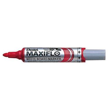 PENTEL Marqueur tableau blanc MAXIFLO MWL5M Rouge x 12