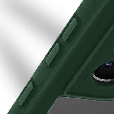 Acheter Avizar Coque Samsung Galaxy S21 FE Dos Plexiglas Avant Polymère Antichoc Contour Vert