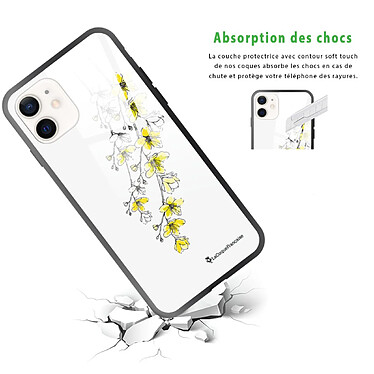 Avis LaCoqueFrançaise Coque iPhone 12 Mini Coque Soft Touch Glossy Fleurs Cerisiers Design