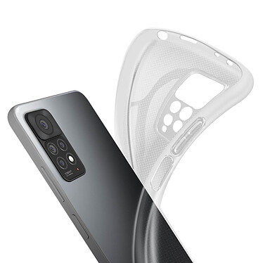 Avizar Coque pour Xiaomi Redmi Note 11 Pro 5G Silicone Gel Flexible Fine et Légère  Transparent pas cher