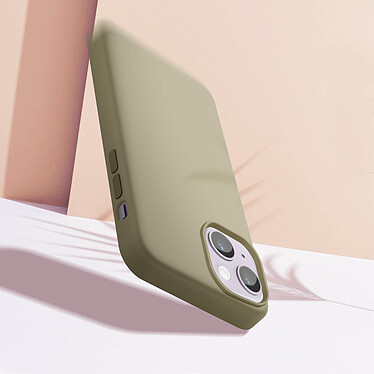 Avis Moxie Coque pour iPhone 14 Hybride Semi-rigide Fine Légère Intérieur Doux  gris nardo
