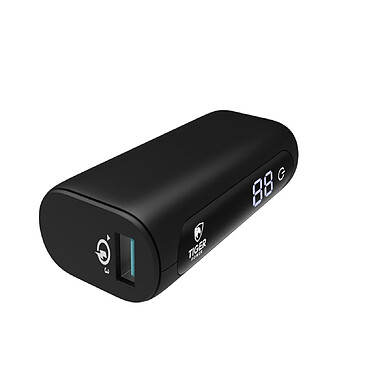 Avis Tiger Powerbank 5000mAh Power Delivery Quick Charge avec 2 Câbles USB-C Noir