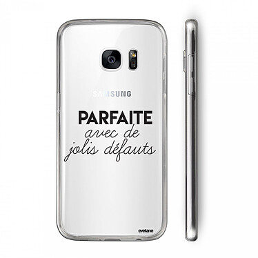 Evetane Coque Samsung Galaxy S7 360 intégrale transparente Motif Parfaite Avec De Jolis Défauts Tendance pas cher