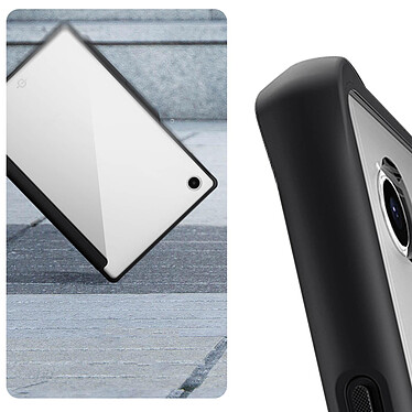 Avis Itskins Étui Folio pour Galaxy Tab A8 10,5 Hybride Antichutes 1,5m  Transparent / Noir