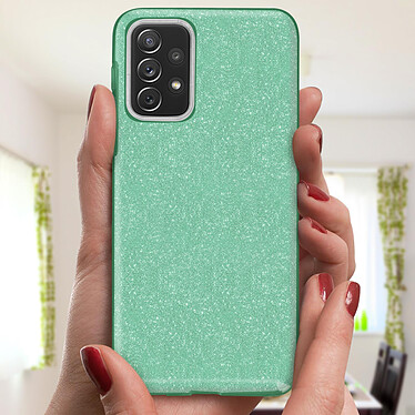 Acheter Avizar Coque Samsung Galaxy A72 Paillette Amovible Silicone Semi-rigide vert