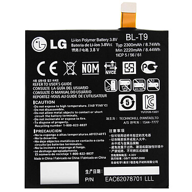 LG Batterie original  BL-T9 pour  Google Nexus 5