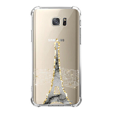 LaCoqueFrançaise Coque Samsung Galaxy S7 anti-choc souple angles renforcés transparente Motif Illumination de paris
