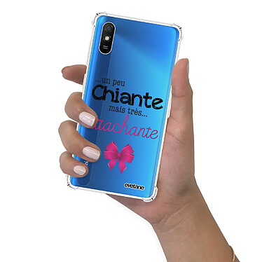 Evetane Coque Xiaomi Redmi 9A anti-choc souple angles renforcés transparente Motif Un peu chiante tres attachante pas cher