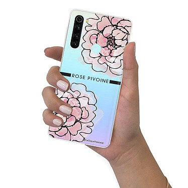 LaCoqueFrançaise Coque Xiaomi Redmi Note 8 T 360 intégrale transparente Motif Rose Pivoine Tendance pas cher