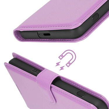 Acheter Avizar Étui pour Sony Xperia 1 VI Clapet Portefeuille Languette Magnétique Violet Clair