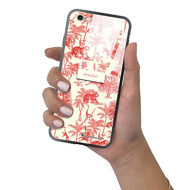 LaCoqueFrançaise Coque iPhone 6/6S Coque Soft Touch Glossy Botanic Amour Design pas cher