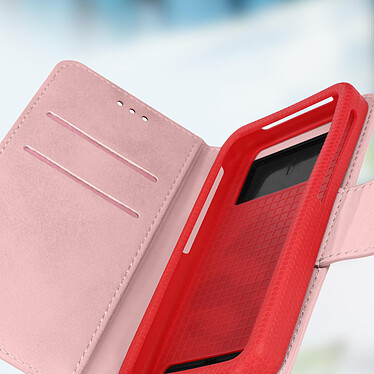 Acheter Avizar Étui pour Smartphone 6 pouces Universel Simili cuir Effet Vieilli Coque coulissante Porte-cartes  rose