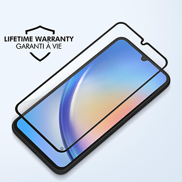 Acheter Force Glass Verre Incassable pour Samsung Galaxy A34 5G Dureté 9H+ Garantie à vie  Noir