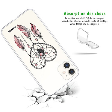 Avis Evetane Coque iPhone 11 silicone transparente Motif Attrape coeur ultra resistant
