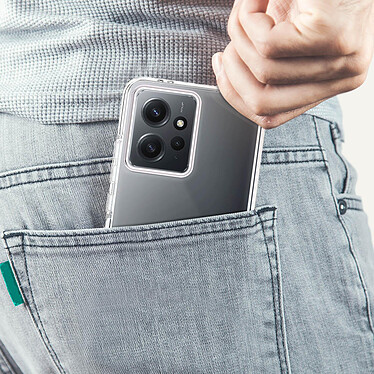 Force Case Coque pour Xiaomi Redmi Note 12 4G Anti-chutes 2m Feel  Transparent pas cher