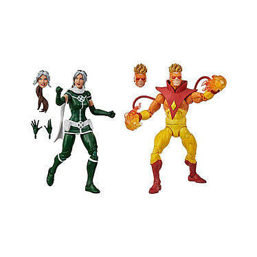 X-Men Marvel Legends - Pack 2 figurines 's Rogue & 's Pyro 15 cm