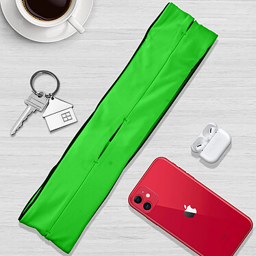Avizar Ceinture de Sport Smartphone Extensible taille M (74 cm) vert pas cher
