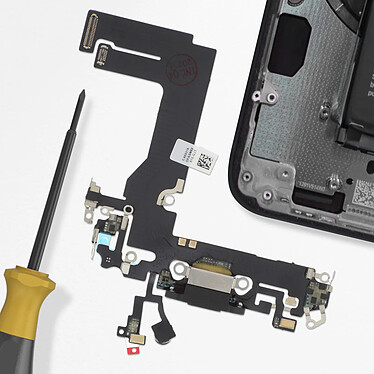 Acheter Clappio Connecteur de Charge Lightning et Micro pour iPhone 13 Mini Noir