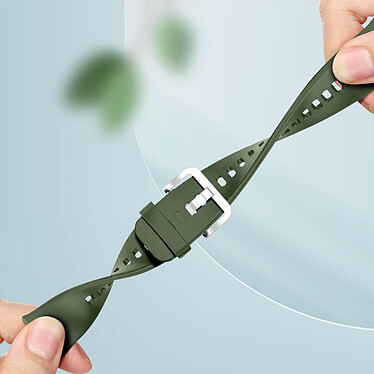 Acheter Avizar Bracelet pour Huawei Watch Fit 2 Silicone Résistant Sangle à Trous  vert foncé