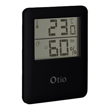 Otio - Thermomètre hygromètre digital intérieur noir Otio - Thermomètre hygromètre digital intérieur noir
