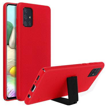 Nillkin Coque pour Samsung Galaxy A71 Rigide Support Vidéo Super Frosted Shield Rouge