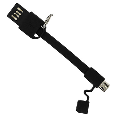 Moxie Mini-câble USB Reversible 10cm Tablette/Smartphone  Charge + Synchro Noir