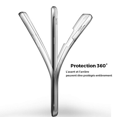 Evetane Coque Samsung Galaxy J6 2018 360 degrés intégrale protection avant arrière silicone transparente Motif pas cher