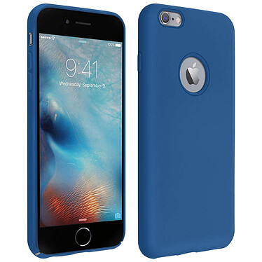 Avizar Coque Apple iPhone 6 Plus et 6S Plus Silicone Semi-rigide Soft Touch Bleu